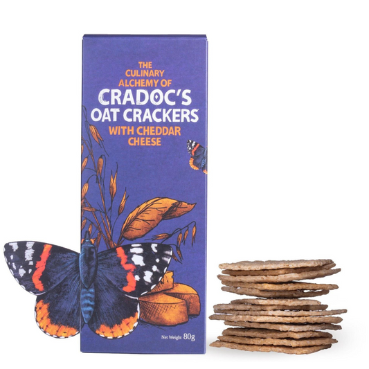 Oat Crackers with Cheese