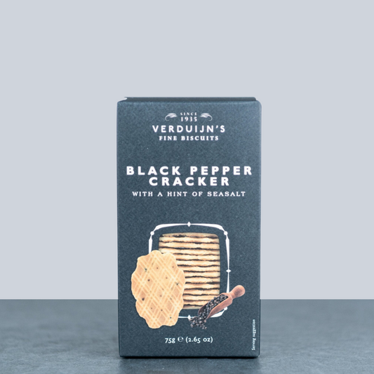 Verduijn's 
Black Pepper & Sea Salt Crackers 75g